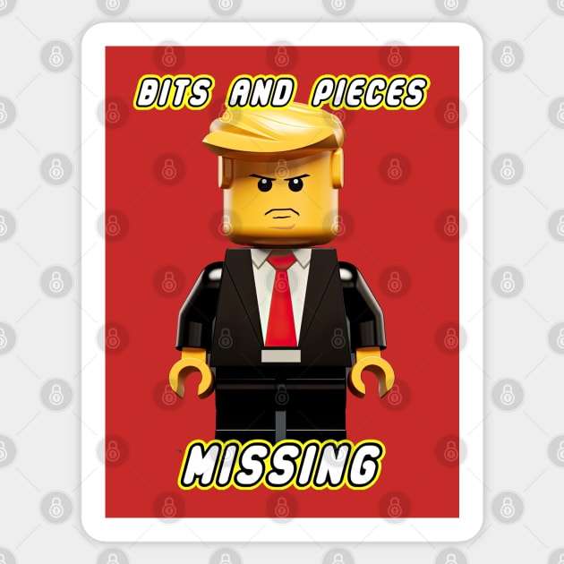 Bits and pieces missing Sticker by obstinator